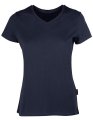 Dames T-shirt V HRM Luxury V-Neck Tees Navy